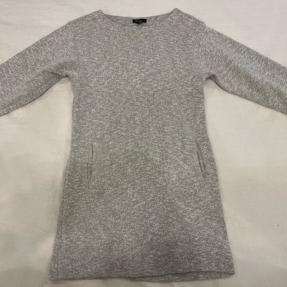 Club Monaco Heather Gray Knit Dress